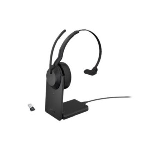 Headset Jabra Evolve2 55 UC Mono USB-A med laddställ